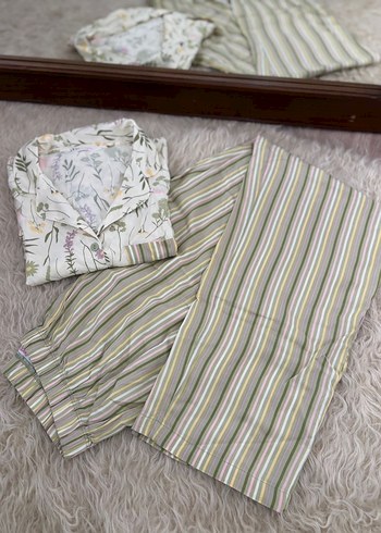 Penti Iris Chally Gömlek Pantolon Çok Renkli Pijama Takımı