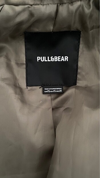 xs Beden Pull and bear trençkot