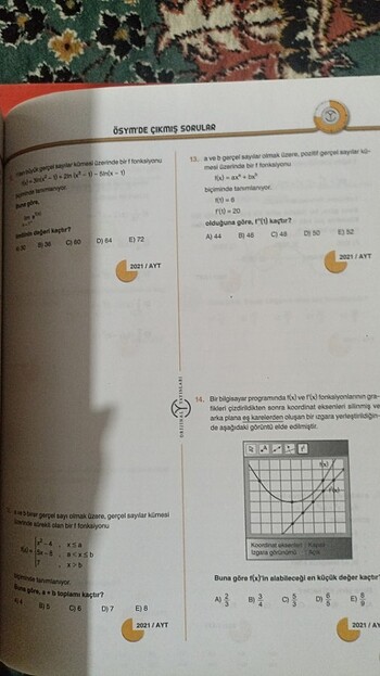 Beden Renk Ayt matematik soru bankasi ( orijinal yayinlari)