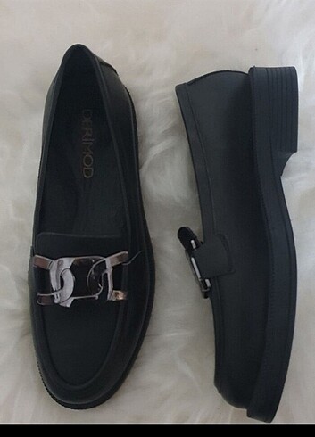 37 Beden siyah Renk #Kısa #topuk,#deri,#bayan #ayakkabı #loafer