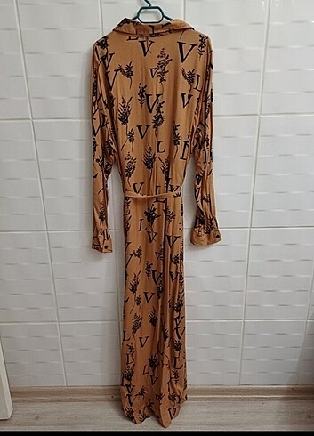 Zara #Yazlık #gömlek #elbise #uzun #tesettür #42 #40 #l #xl