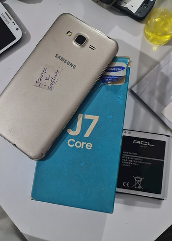Samsung J7 Core anakart saglam tr.ekran kirik - Görsel 2