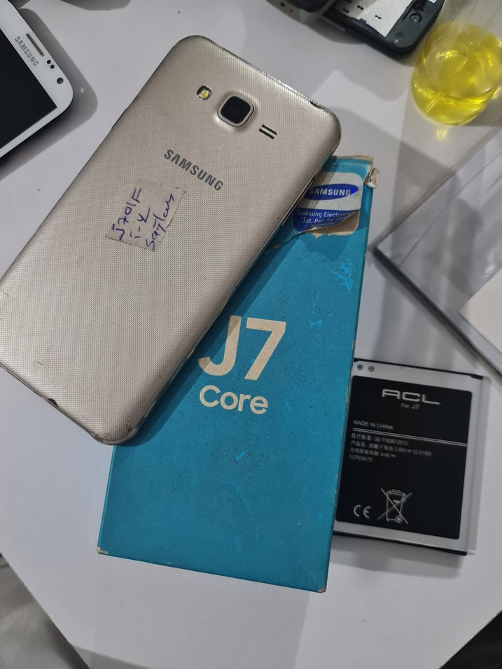 Samsung J7 Core anakart saglam tr.ekran kirik - Görsel 2