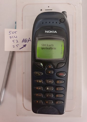 Nokia 6150 imei kapali orta kasa degişmeli bataryasiz.112 arar - Görsel 2