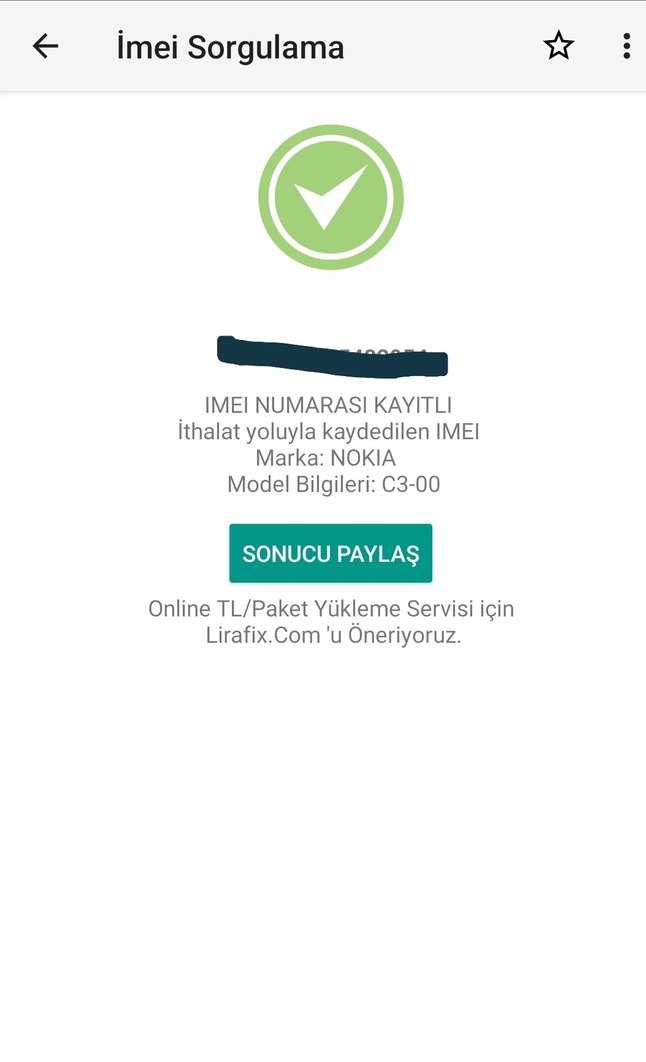 nokia c3 00 imei kayitli sim gormedi - Görsel 5