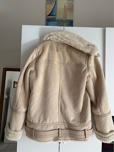 s Beden ten rengi Renk Stradivarius kurklu biker mont