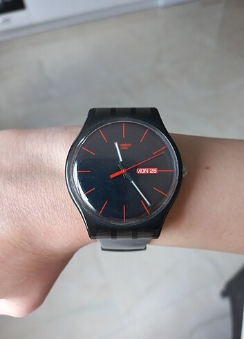 Beden gri Renk Swatch saat