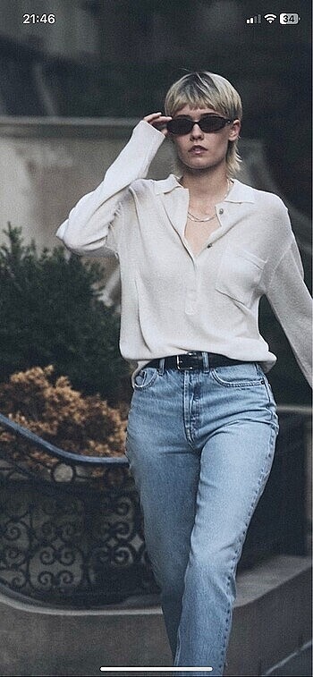 Zara straight fit jean