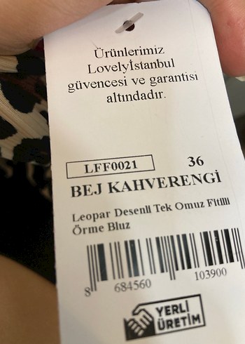 Leopar Desenli Uzun Kollu Bluz - Görsel 4