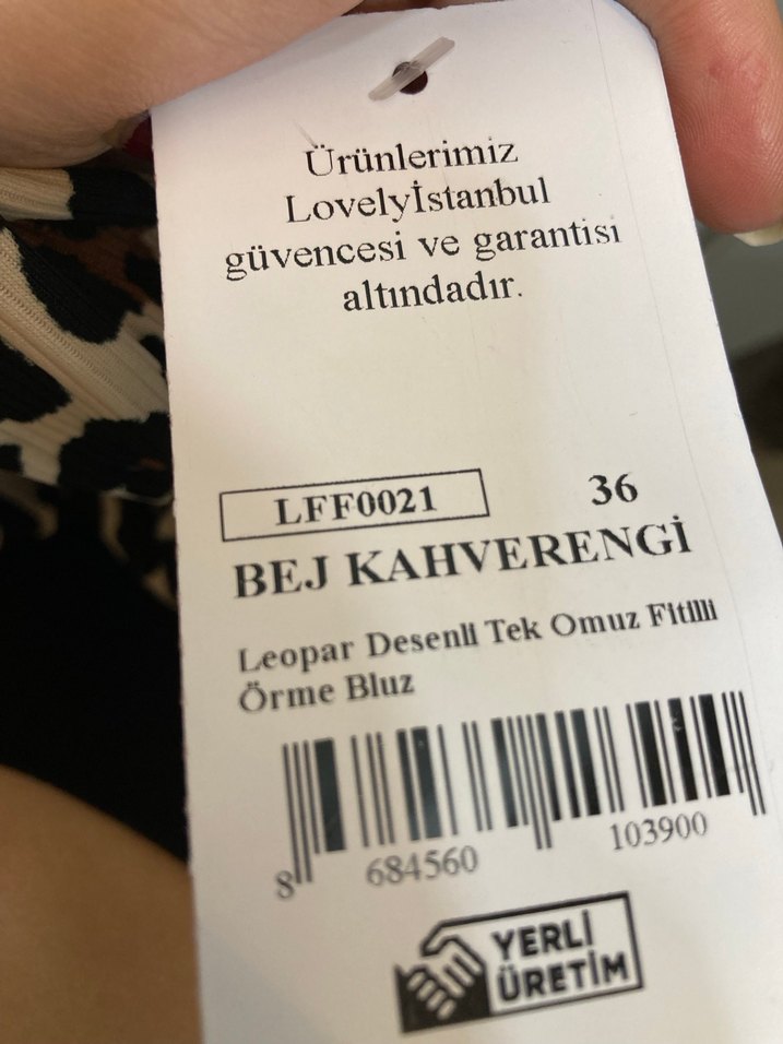 Leopar Desenli Uzun Kollu Bluz - Görsel 4