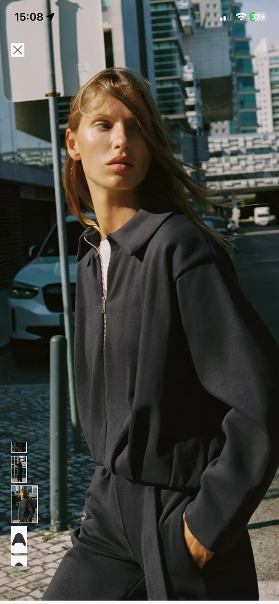 Siyah Midi Kadın Eşofman Takımı - Görsel 2