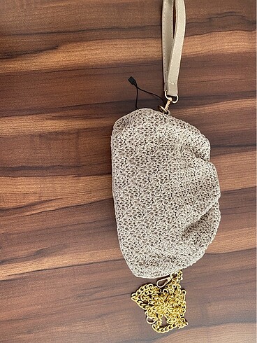 Mango model hasır çanta - Görsel 5