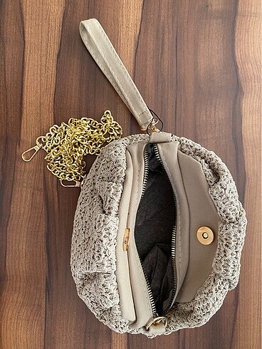 Mango model hasır çanta - Görsel 9