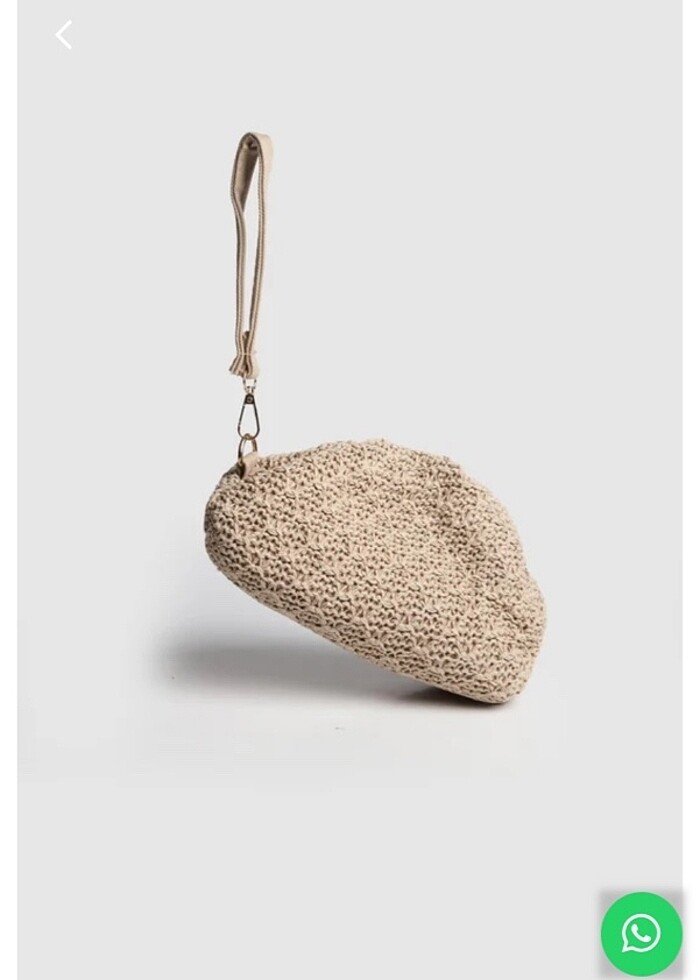 Mango model hasır çanta - Görsel 3