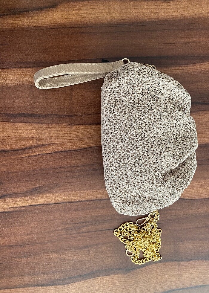 Mango model hasır çanta - Görsel 4