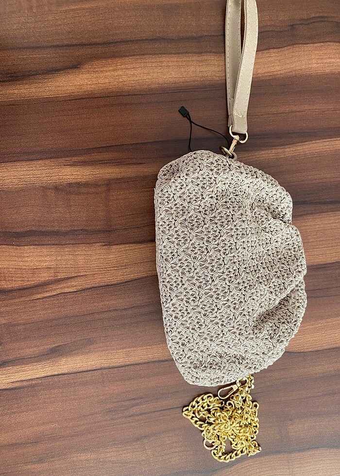 Mango model hasır çanta - Görsel 5