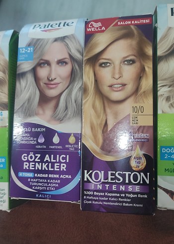 Palette ve Wella Kalıcı Saç Boyası Seti 4 Adet - Görsel 2