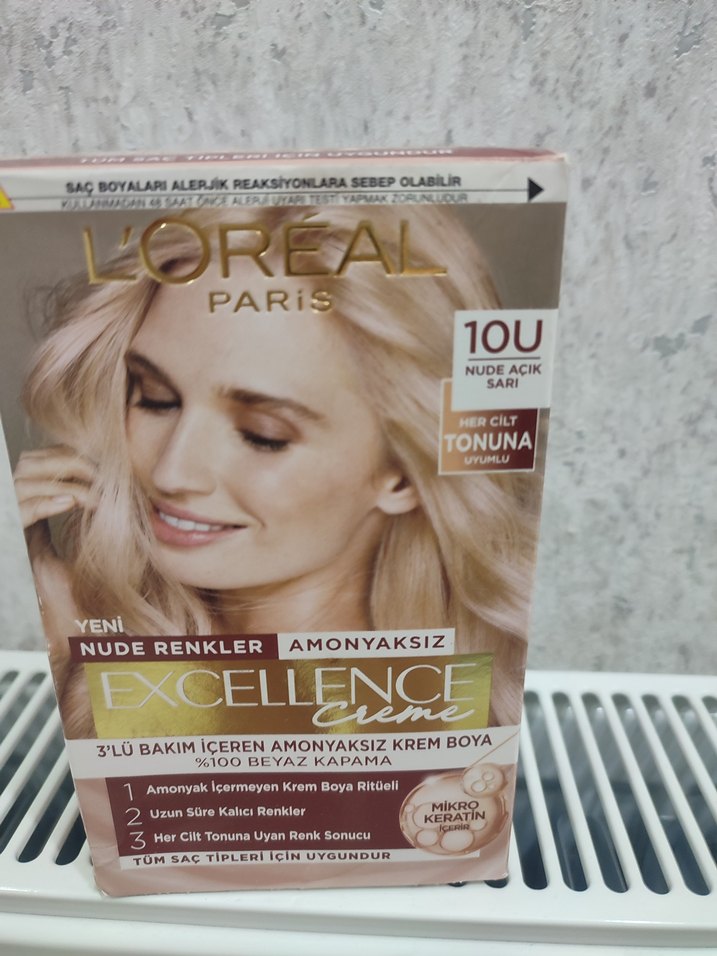 L'Oréal Excellence Creme Amonyaksız Saç Boyası 10U - Görsel 2
