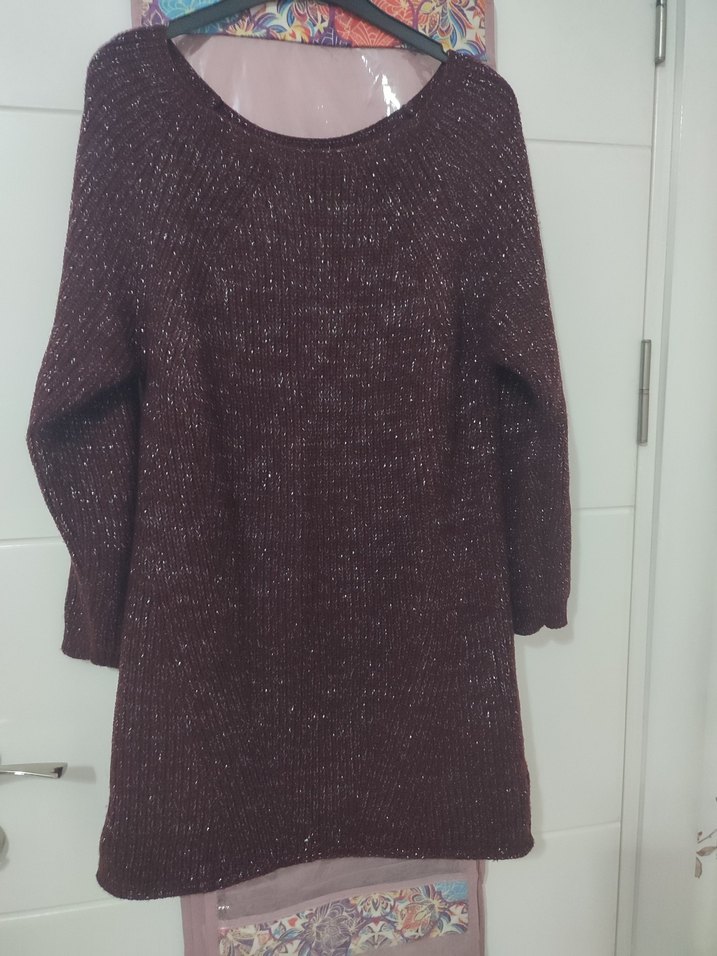 Robinden Simli Triko Örme Kadın Kazak - Görsel 4