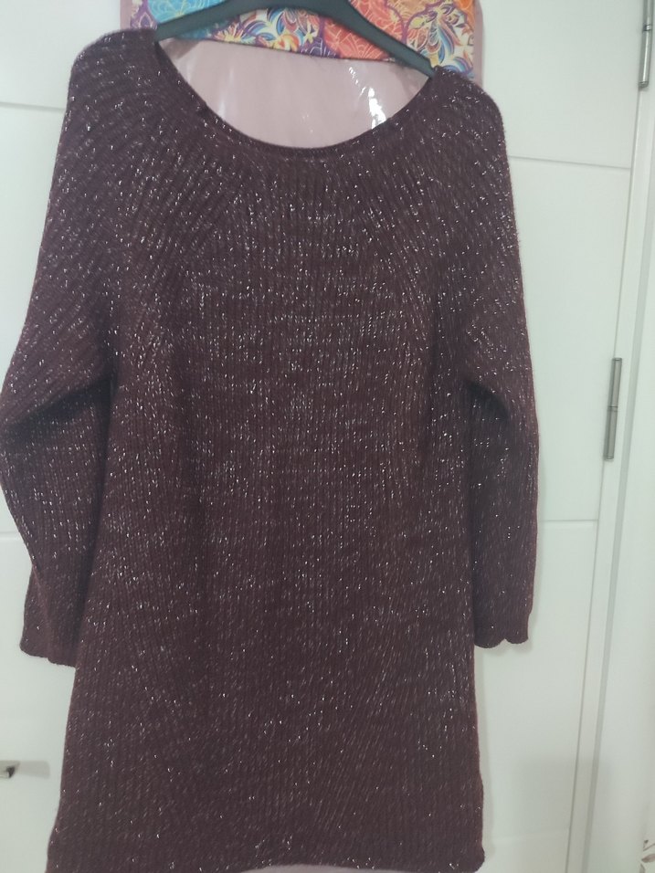 Robinden Simli Triko Örme Kadın Kazak - Görsel 3