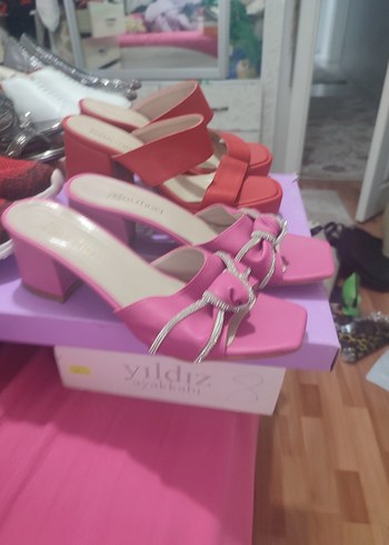 37 Beden Voyager Deichmann Polaris 0 etiketli ayakkabı terlikler