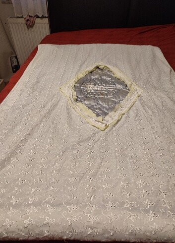 Nakışlı kalın Yün Yorgan  - Görsel 5