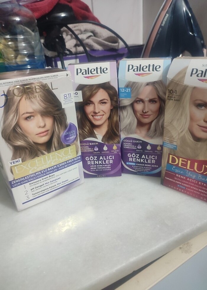 Lorial Palette Delux Marka 4 Sac Boyası pazarlıksiz 500 - Görsel 2