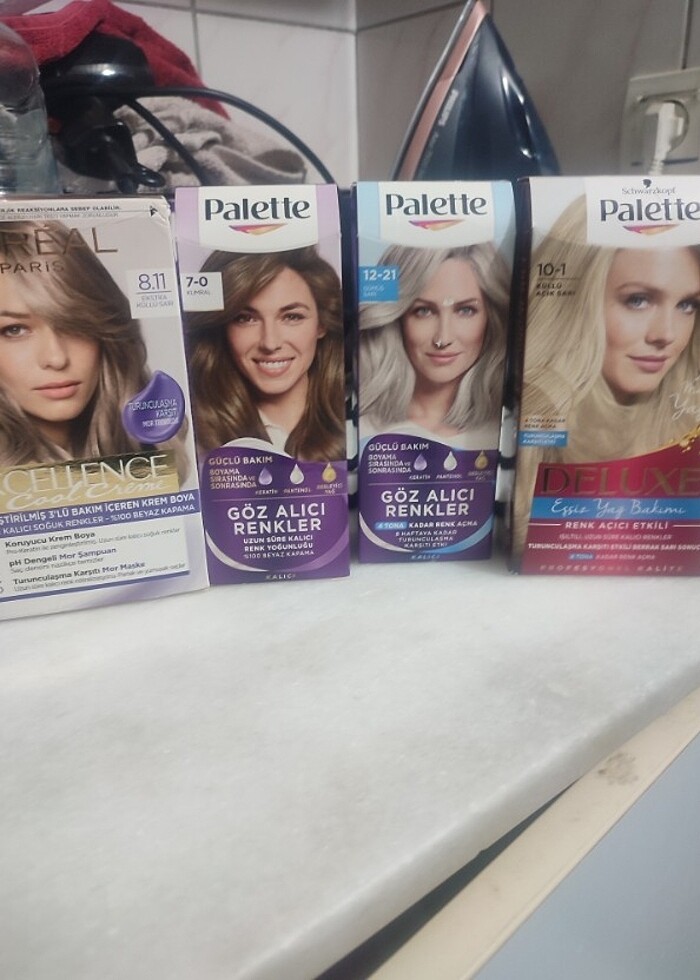 Lorial Palette Delux Marka 4 Sac Boyası pazarlıksiz 500 - Görsel 4