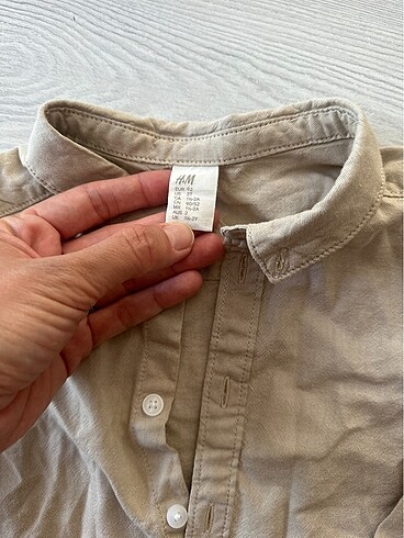H&M H&m bej gömlek 92