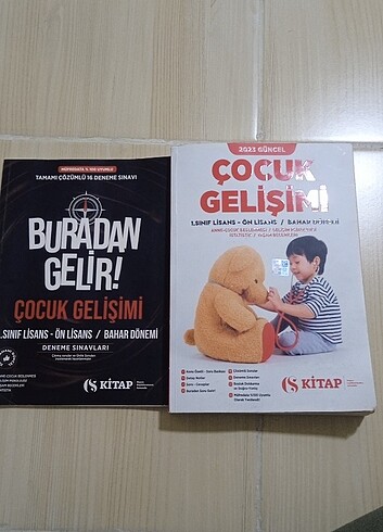 Çocuk gelişimi lisans birinci sınıf bahar dönemi kitabi ve eki