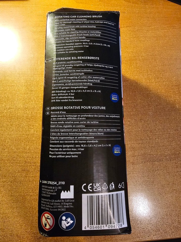 Ultimate Speed Döner Araç Temizleme Fırçası - Görsel 2