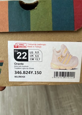 Vicco Bej Erkek Bebek İlk Adım Ayakkabısı Vicco