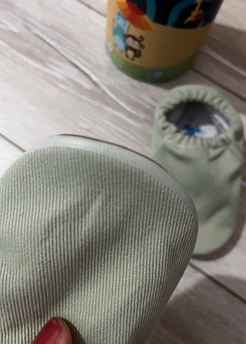 Yeşil Erkek Bebek Kaydırmaz Ayakkabı hopfrög - Görsel 4