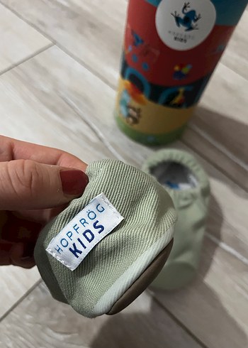 Yeşil Erkek Bebek Kaydırmaz Ayakkabı hopfrög - Görsel 2