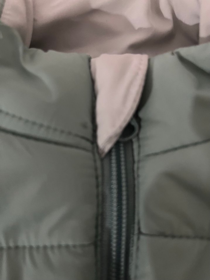 Erkek Çocuk yeşil gri  Fermuarlı Yelek - Görsel 3