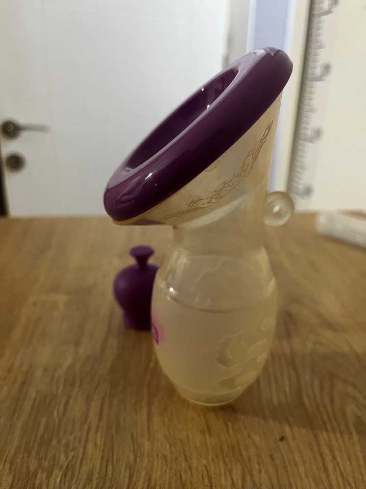 Mor Silikon Göğüs Pompası - Görsel 2