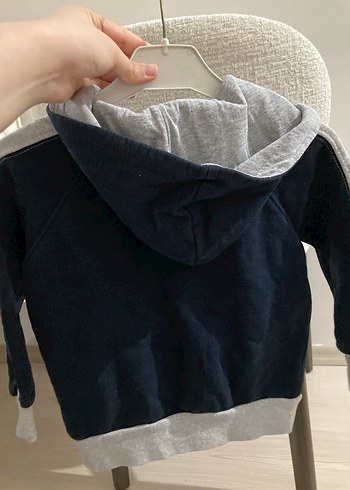 Erkek Çocuk Kapüşonlu Fermuarlı Sweatshirt - Görsel 3