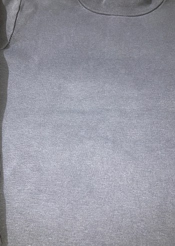 Çocuk Gri Boğazlı Sweatshirt - Görsel 2