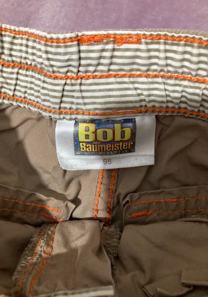 Nakışlı Yeşil Erkek Çocuk Kargo Şort - Görsel 2