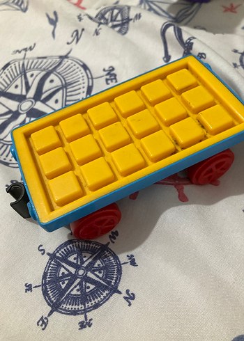 Renkli Mavi Oyuncak Araba - Görsel 2