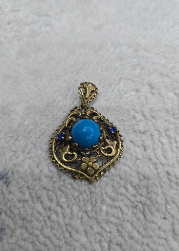 Turkuaz Boncuklu Bohem Kadın Kolye Ucu - Görsel 2