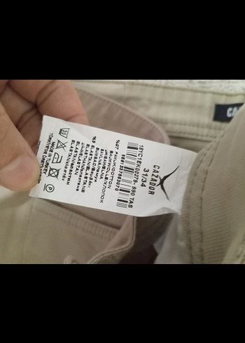 Bej Regular Fit Erkek Keten Pantolon - Görsel 3