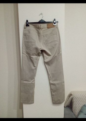 Bej Regular Fit Erkek Keten Pantolon - Görsel 2