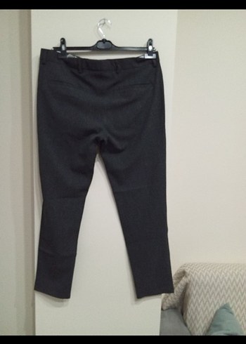 Gri erkek Kumaş Pantolon Kemerli - Görsel 2