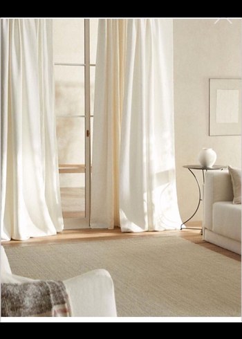 Beyaz Bohem Tarzı Perde Bağı ıkea - Görsel 2