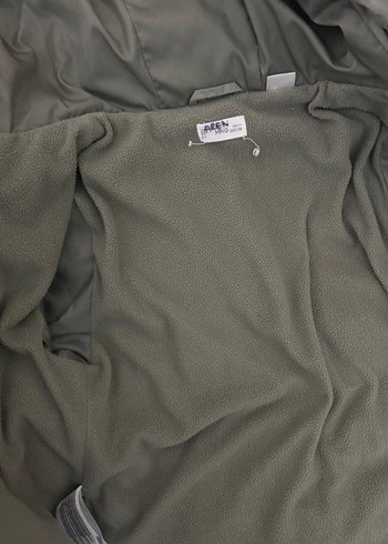 Kapüşonlu Gri Erkek Çocuk Mont - Görsel 3