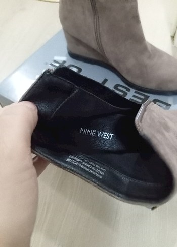 Süet Kadın Topuklu Bot - Görsel 6