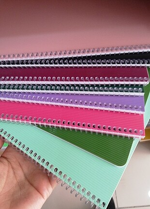 6 adet 120 yaprak kareli defter