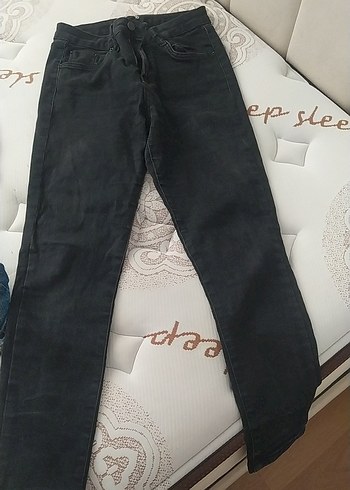 Gri Kadın Denim Midi Boy Kot Pantolon