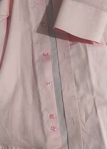 Pembe Uzun Kollu erkek gömleği - Görsel 4